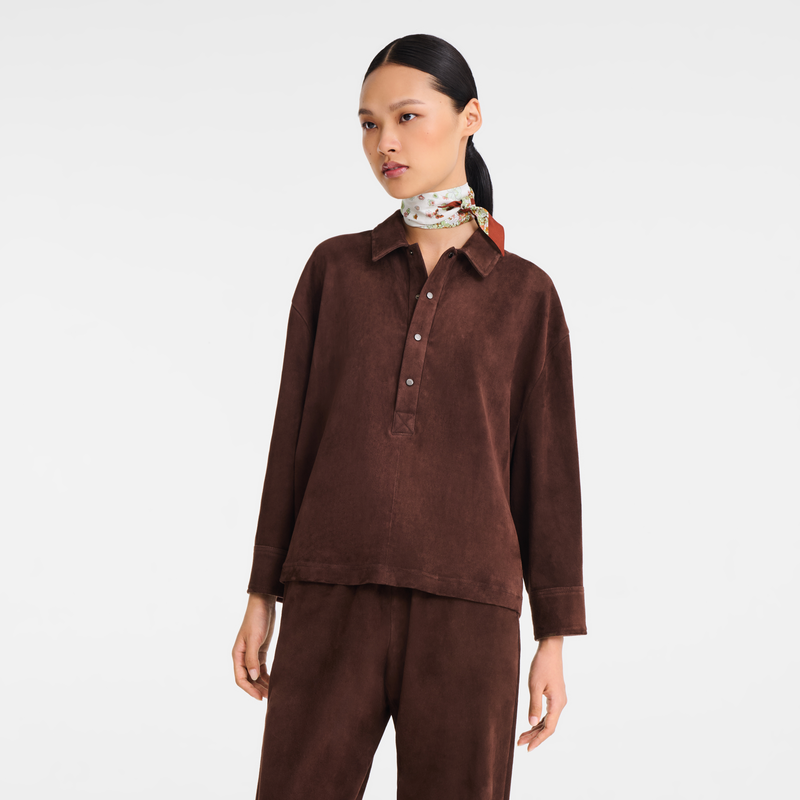 Polo shirt , Mocha - Leather  - View 4 of  4