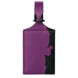 LGP Travel Bagagelabel , Violet - Leder