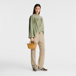 Le Pliage Xtra XS Handbag , Honey - Leather