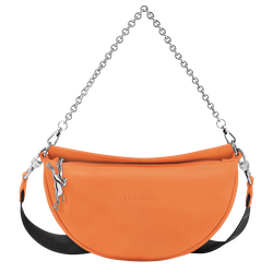 Smile S Crossbody bag , Orange - Leather