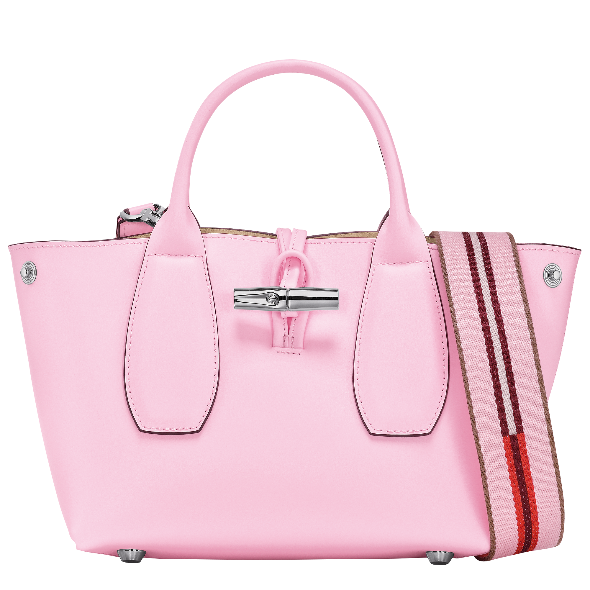 Roseau トップハンドルバッグ S, ピンク