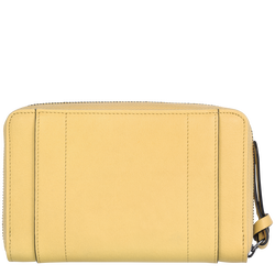 Longchamp 3D Wallet , Wheat - Leather