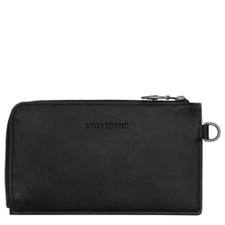 Le Pliage Xtra Pouch , Black - Leather