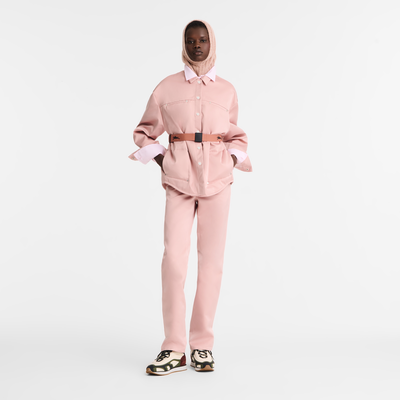 Hemd , Technischer Satin - Rosa Tee