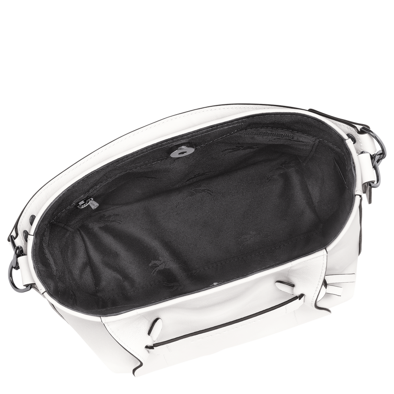 Sac bandoulière S Longchamp 3D , Cuir - Blanc  - Vue 5 de 5