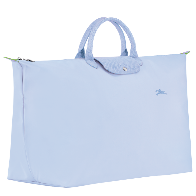 Le Pliage Green M Travel bag , Sky Blue - Recycled canvas  - View 2 of  5