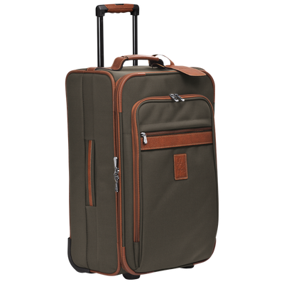 Boxford M Suitcase Brown Canvas Longchamp US
