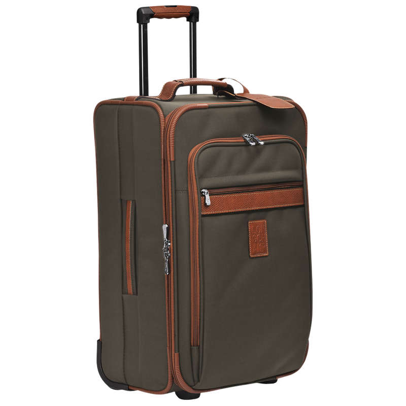 Boxford M Suitcase , Brown - Recycled canvas  - View 3 of  4