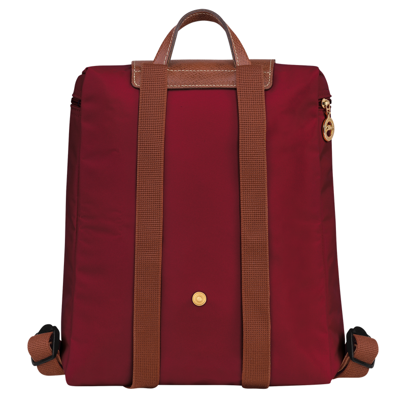 Le Pliage Original Backpack , Red - Recycled canvas  - View 4 of  5