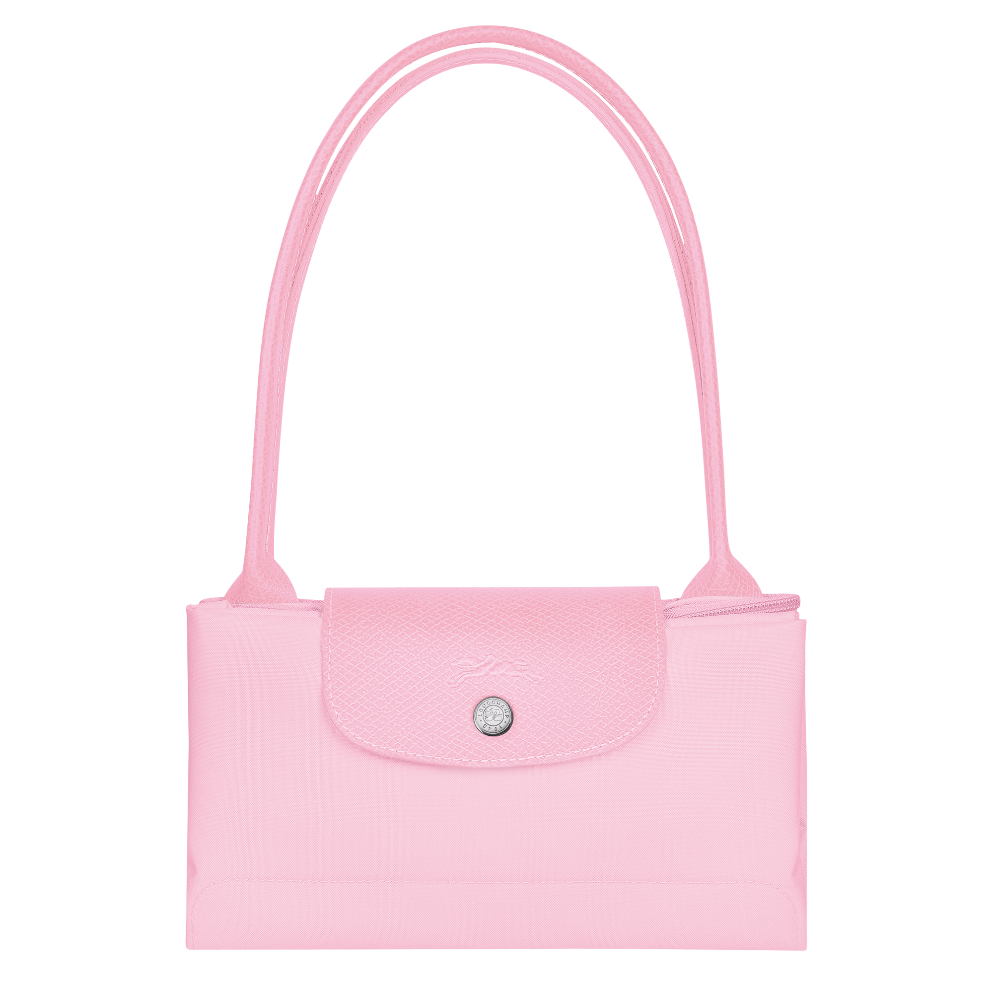 Le Pliage Green M Handbag Pink - Recycled canvas (L1623919P75)