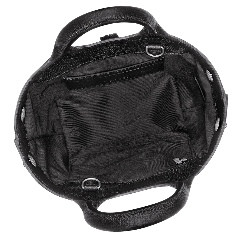 Sac &agrave; main XS Le Roseau , Cuir - Noir  - Vue 6 de 7