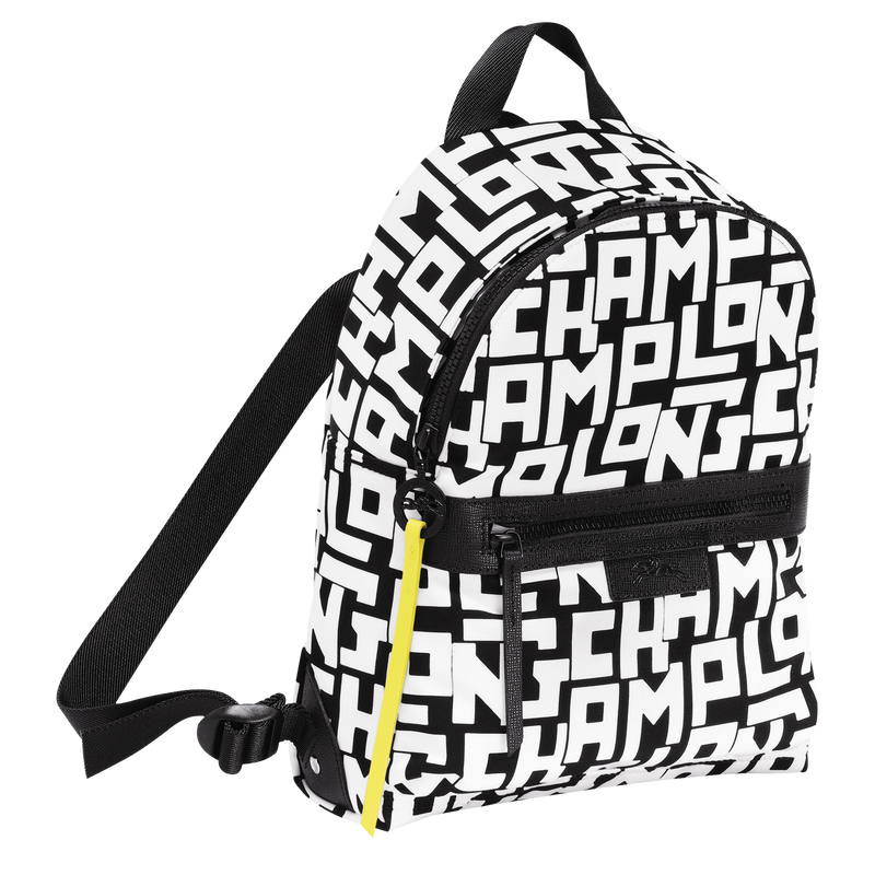 Le Pliage LGP S Backpack , Black/White - Canvas  - View 2 of 3