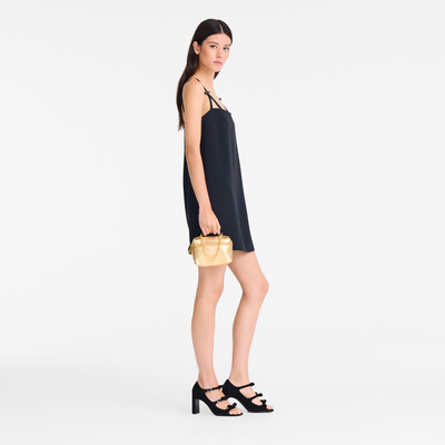 Le Pliage Xtra 斜背袋 XS , 金色 - 皮革