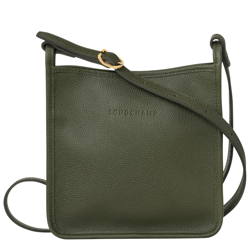 Le Foulonné S Crossbody bag , Khaki - Leather  - View 1 of 5