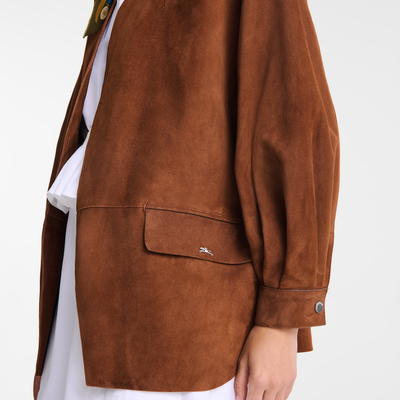 null Jacke, Schokobraun