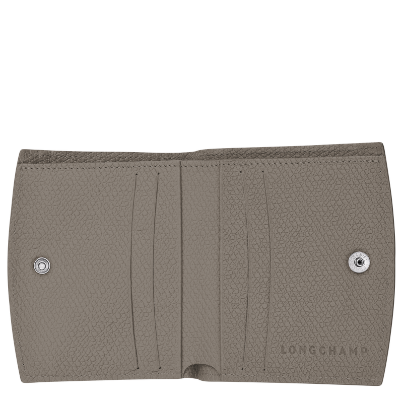 Le Roseau Wallet , Turtledove - Leather  - View 3 of  4