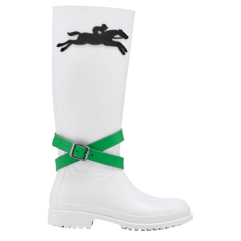 Brides souliers Cheval Longchamp , Cuir - Gazon  - Vue 1 de 3
