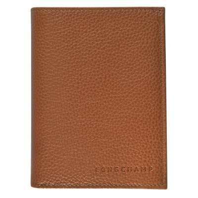 Le Foulonn&eacute; Wallet , Caramel - Leather