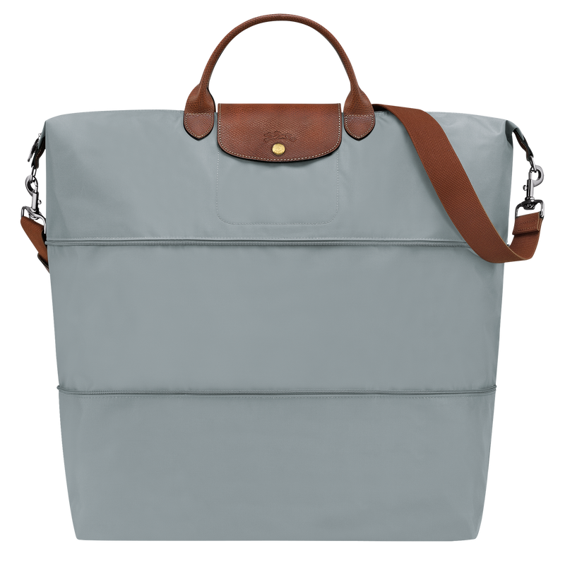 Le Pliage Original Travel bag expandable , Steel - Recycled canvas  - View 1 of  7
