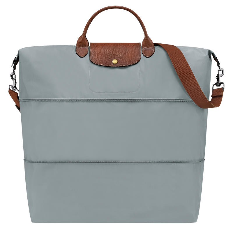 Le Pliage Original Travel bag expandable , Steel - Recycled canvas  - View 1 of  6