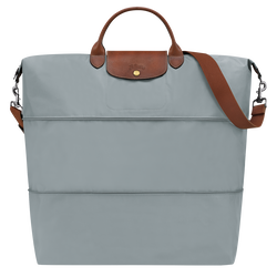 Le Pliage Original Travel bag expandable , Steel - Recycled canvas
