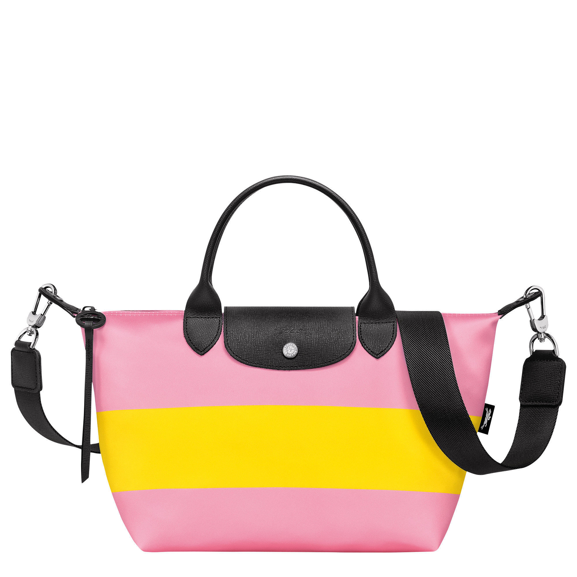 Le Pliage Collection Handbag S, Pink/Yellow