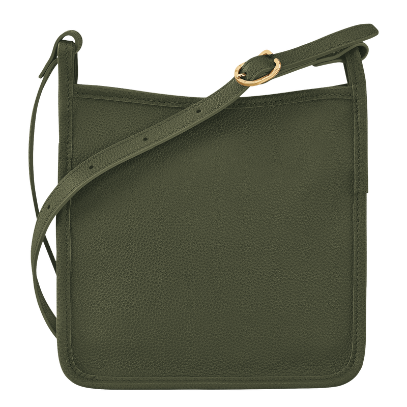 Le Foulonné S Crossbody bag , Khaki - Leather  - View 4 of 5