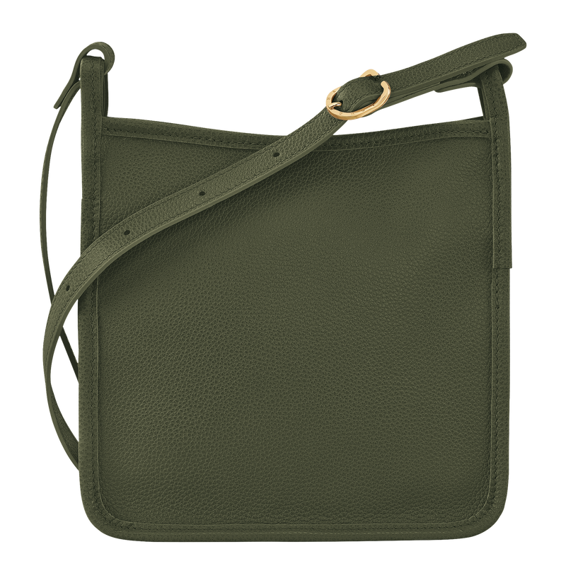Le Foulonné S Crossbody bag , Khaki - Leather  - View 4 of 5