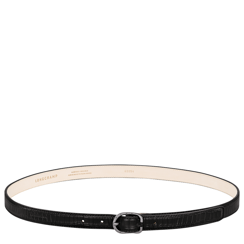 Ladies' belt , Black - Leather  - View 1 of  3