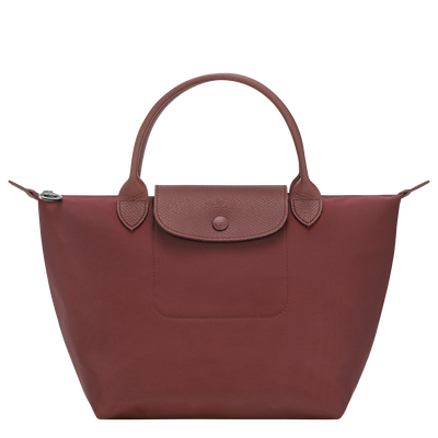 Le Pliage One S Handbag , Burgundy - Canvas