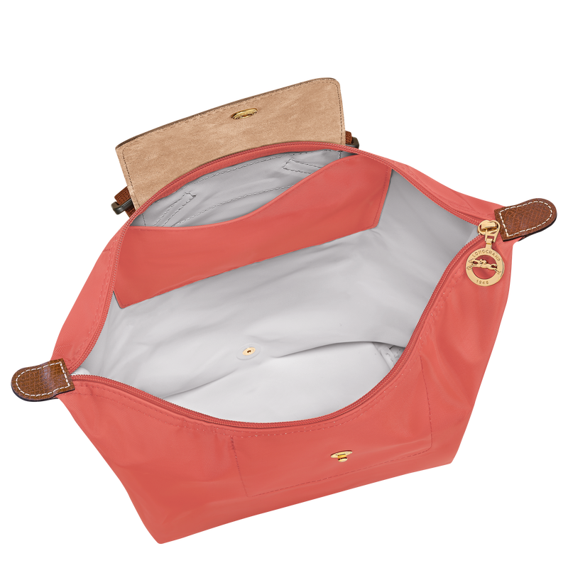 Le Pliage Original M Backpack , Strawberry - Recycled canvas  - View 4 of 6