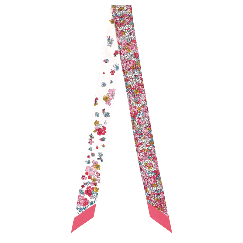 Frise Fleurie Headband , Shrimp - Silk  - View 1 of  1