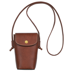 &Eacute;pure Phone case with lace , Brown - Leather