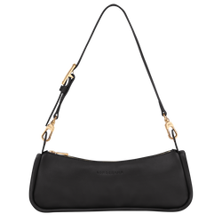 Looong M Shoulder bag , Black - Leather