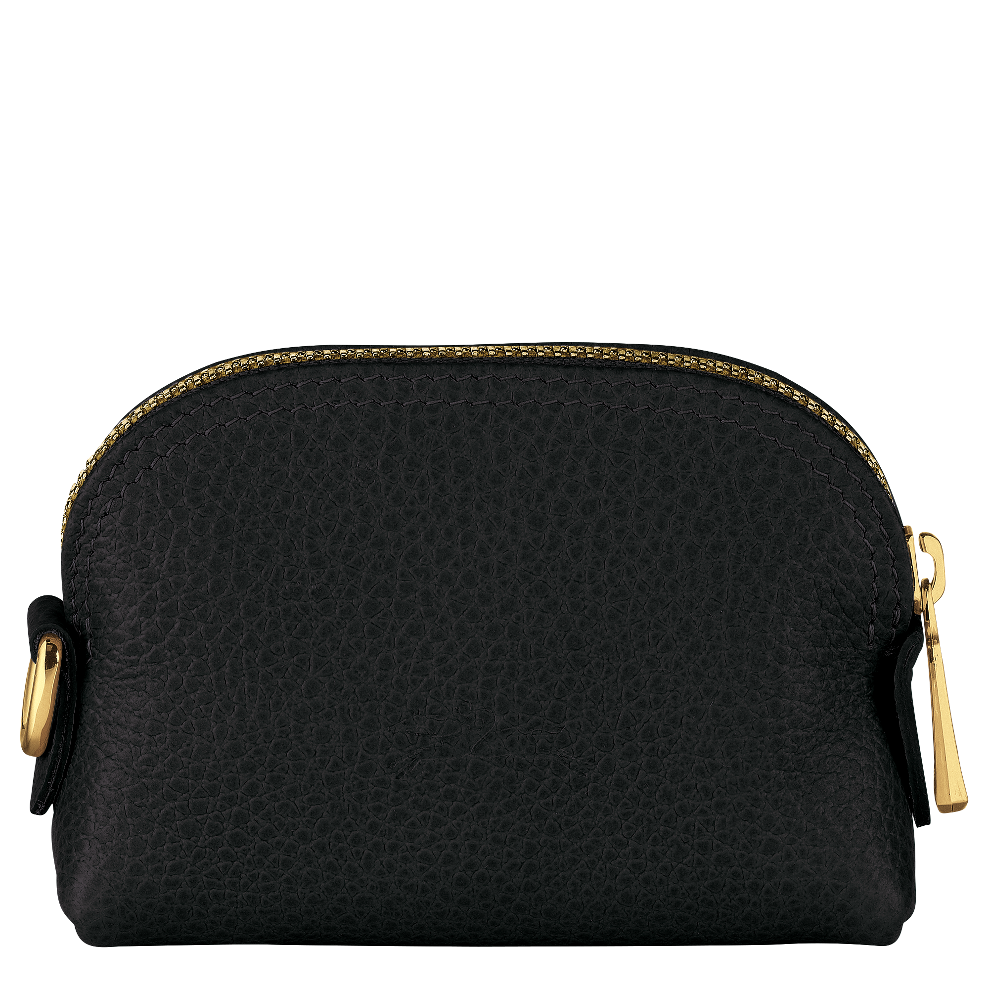 Launer Heart Coin Purse, Bone/Black