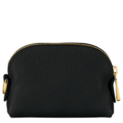 Le Foulonné Coin purse , Black - Leather