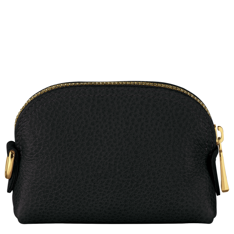 Le Foulonné Coin purse , Black - Leather  - View 2 of 4