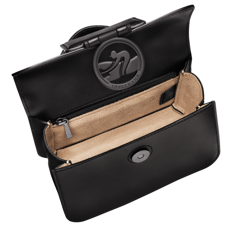 Box-Trot XS Crossbody bag , Black - Leather  - View 5 of  5