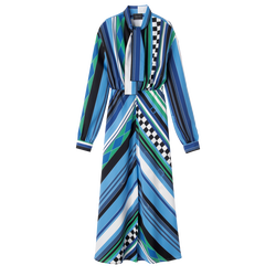 Kleid Kollektion Herbst/Winter 2023 , Andere - Kobaltblau