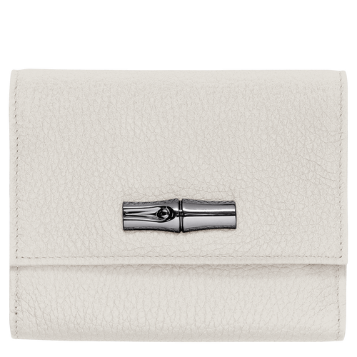 Compact wallet, Talc - View 1 of 2 Compact wallet, Talc, hi-res - View 1 of 2