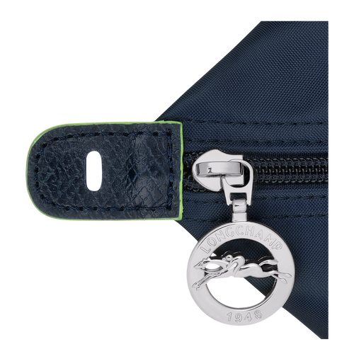 Le Pliage Green 旅行袋 M , 海軍藍 - 再生帆布 - 查看 4 5