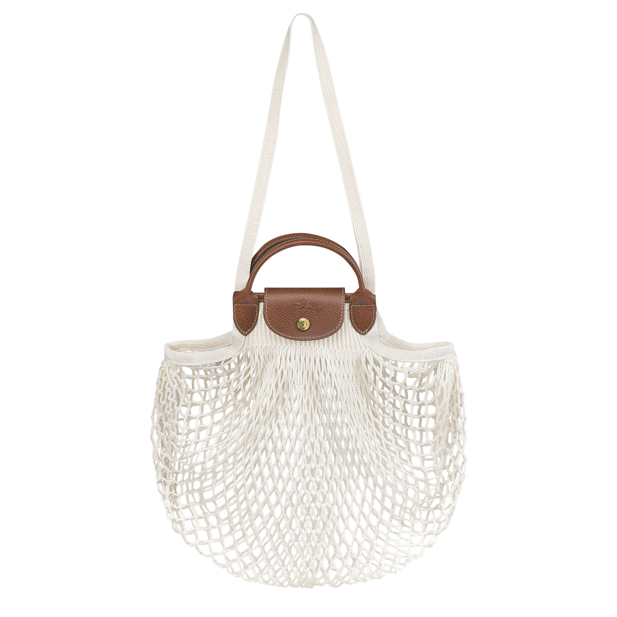 Sac Fillet Sac filet L Le Pliage Filet Toile - Ecru | Longchamp FR