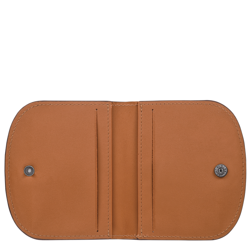 Le Pliage Xtra Card holder , Cashew - Leather  - View 2 of  4