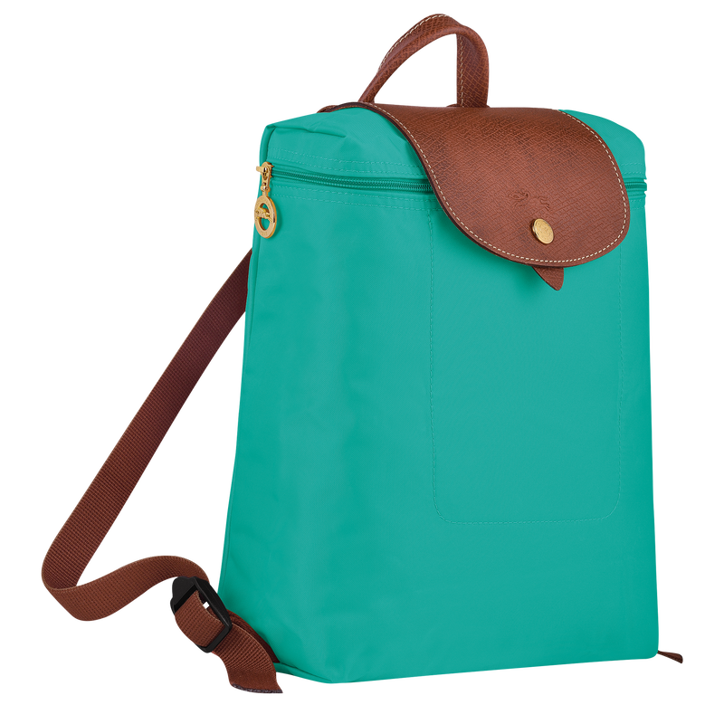 Le Pliage 原創系列 後背包 M , 綠松石色 - 再生帆布  - 查看 2 5