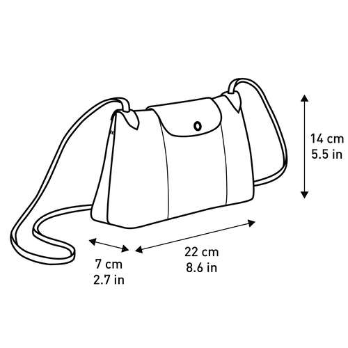 Crossbody bag Le Pliage Cuir Sienna (L1061757003) | Longchamp US Crossbody bag Le Pliage Cuir Sienna (L1061757003) | Longchamp US