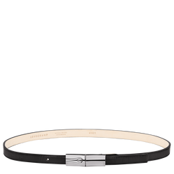 Le Roseau Ladies' belt , Black - Leather