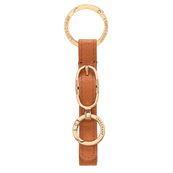 Le Foulonn&eacute; Key ring , Amber - Leather