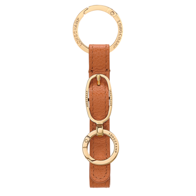 Porte-cl&eacute;s Le Foulonn&eacute; , Cuir - Ambre