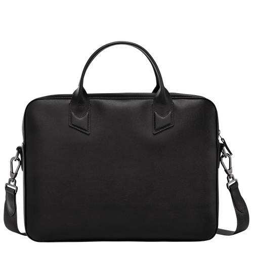 Longchamp sur Seine Briefcase , Black - Leather - View 4 of 5