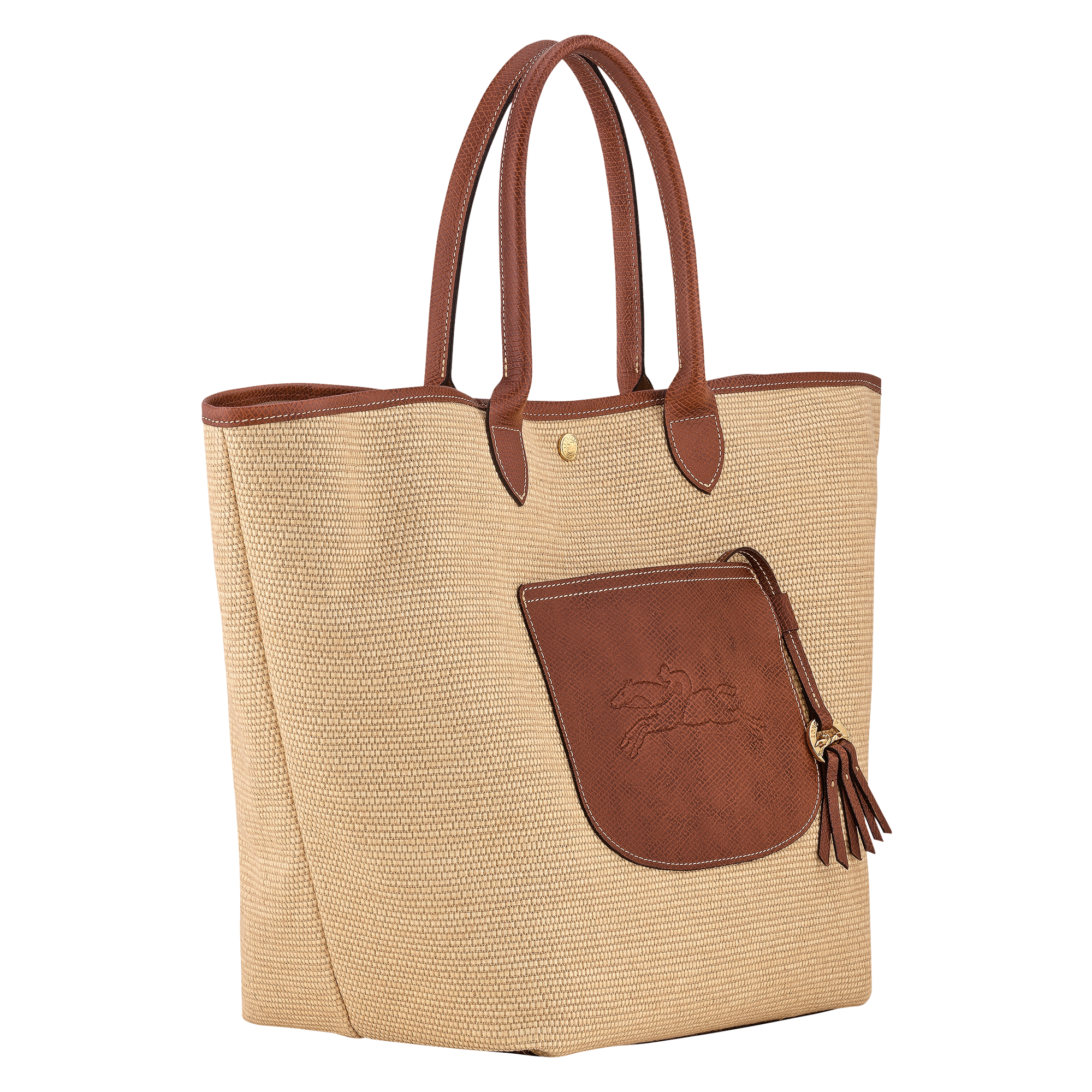 Basket bag L, Brown - View 3 of
5 - zoom in Le Pliage Collection Basket bag L, Brown
